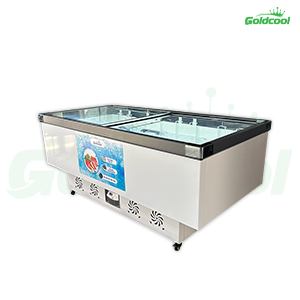 Tủ đông kính phẳng GoldCool
